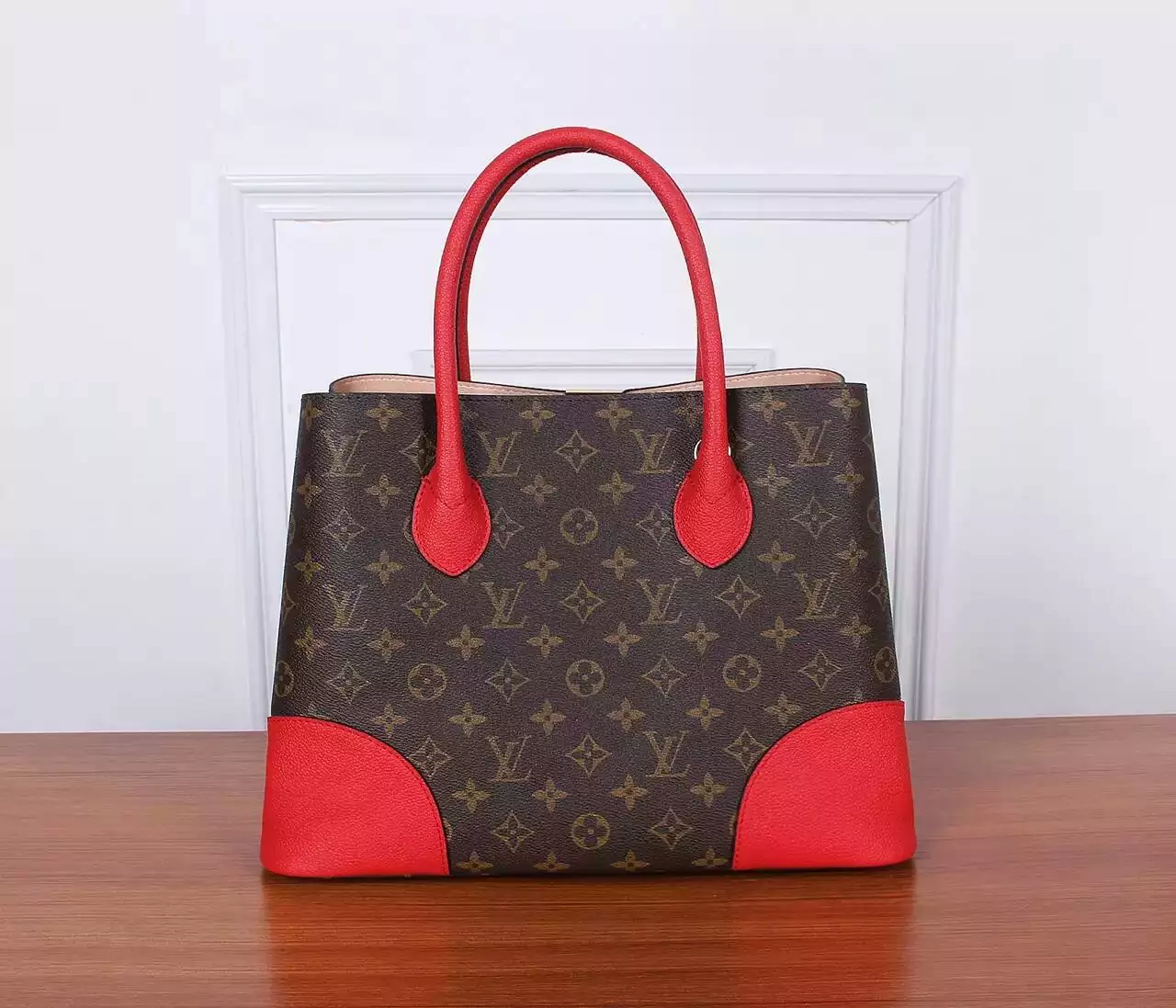 fashion sac louis vuitton solde rouge m41595 w35h26d15